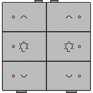 Niko - Home Control Tastsensor bussysteem hc bedtoets dim 6v+led st