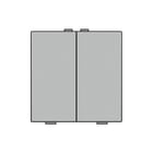 Niko - Home Control Tastsensor bussysteem Hc Bedtoets 2-Vdg Strl