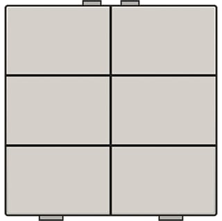 Niko - Home Control Tastsensor bussysteem hc bedtoets 6-vdg    ligr
