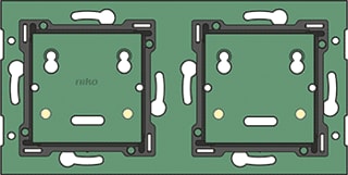 Niko - Home Control Muurprint bussysteem Hc 2-Vdg Hor.