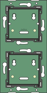 Niko - Home Control Muurprint bussysteem Hc 2-Vdg Vert.