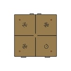 Niko - Home Control Tastsensor bussysteem Hc Bedtoets Ventil Brns
