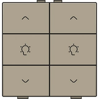 Niko - Home Control Tastsensor bussysteem hc bedtoets dim 6v   brns