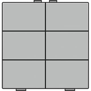Niko - Home Control Tastsensor bussysteem hc bedtoets 6-vdg    strl