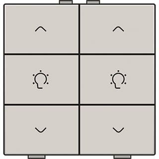 Niko - Home Control Tastsensor bussysteem hc bedtoets dim 6v ligr