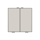 Niko - Home Control Tastsensor bussysteem Hc Bedtoets 2-Vdg Ligr