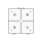 Niko - Home Control Tastsensor bussysteem Hc Bedtoets Ventilatie Wt