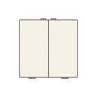 Niko - Home Control Tastsensor bussysteem Hc Bedtoets 2-Vdg Creme