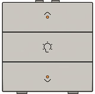 Niko - Home Control Tastsensor bussysteem hc bedtoets dim 3v+ld cmp