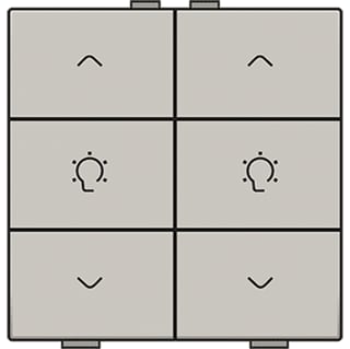Niko - Home Control Tastsensor bussysteem Hc Bedtoets Dim 6V Chmp