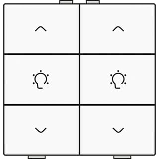 Niko - Home Control Tastsensor bussysteem Hc Bedtoets Dimming 6V Wt