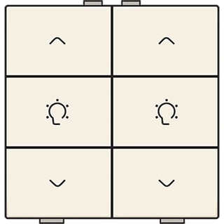 Niko - Home Control Tastsensor bussysteem hc bedtoets dimming 6v cr