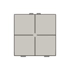 Niko - Home Control Tastsensor bussysteem Hc Bedtoets 4-Vdg Chmp