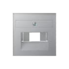 Gira - Systeem 55 Inzetplaat schakelmateriaal Inzpl 1/2Xmj Uae Alu 55