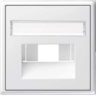 Gira - Systeem 55 Inzetplaat schakelmateriaal Pl 1/2Xmj Uae Tk Zwm 55