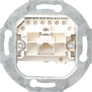 Gira - Basisunit UAE Datacontactdoos twisted pair Data Cat3 1Xrj45 Sch Basis