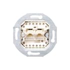 Gira - Basisunit UAE Datacontactdoos twisted pair Data Cat3 2Xrj45 8/8 Basis