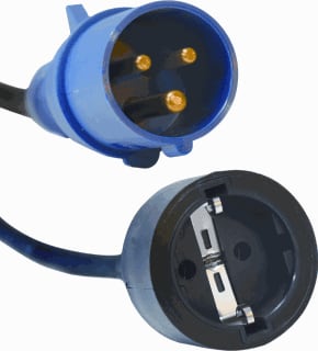 Ratio Electric - Adapter cord Aansluitleiding Cee-Schuko Cpl 3X1,5 0,3M