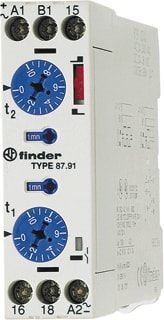 Finder - 87 Tijdrelais tijdrel 87 mf/1w 24-230ac