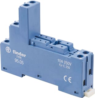 Finder - 95 Relaisvoet Relvoet 40+Mod 8Pins Bl