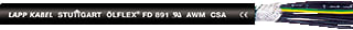 Lapp - Ölflex FD 891 Voedingskabel tot 1 kV beweegbaar Olf 12G0,75 Mt