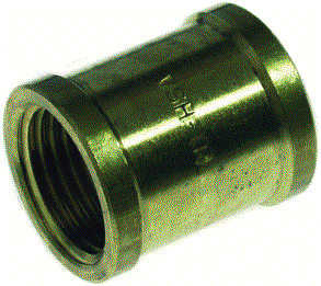 VSH - Draad D1100 Fitting met 2 aansluitingen Sok 1"