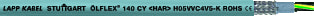 Lapp - Voedingskabel tot 1 kV beweegbaar -1000 HA1000