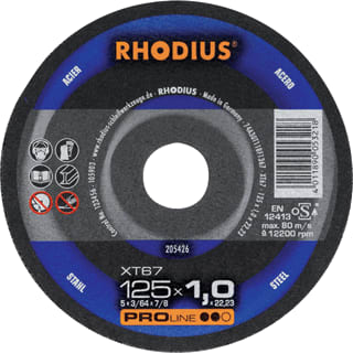 Rhodius - XT 67 Slijpschijf Doorslsch Xt67 125X1,0