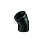 Wavin - Wafix Fitting met 2 aansluitingen Wafx Pp Bocht 30Gr 75 M/S Zwrt
