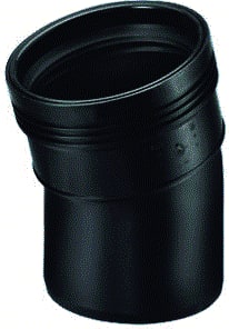 Wavin - Wafix Fitting met 2 aansluitingen Wafx Pp Bocht 15Gr 110 M/S Zwr