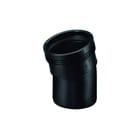 Wavin - Wafix Fitting met 2 aansluitingen Wafx Pp Bocht 15Gr 110 M/S Zwr