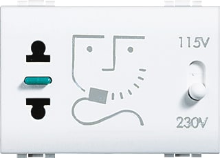 Bticino - LivingLight Scheerwandcontactdoos Btn4177
