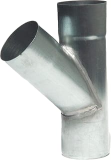 Rheinzink - Classic Fitting met 3 aansluitingen T-Stuk 80 45Gr