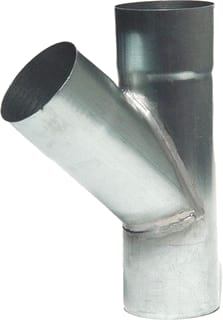 Rheinzink - Classic Fitting met 3 aansluitingen T-Stuk 100 45Gr
