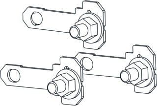 ABB - Slimline XR Aansluitvlag/Fasespreider Xr00Term Ext Kit3