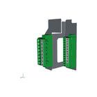 ABB - Slimline XR Contactblok v rechthoekige connect. Ctblincon Aanslkit 8 Xr2+3