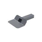Anjo - Dakafvoertrechter zij-uitlaat Alu Kiezelbak 6X8 L330Mm