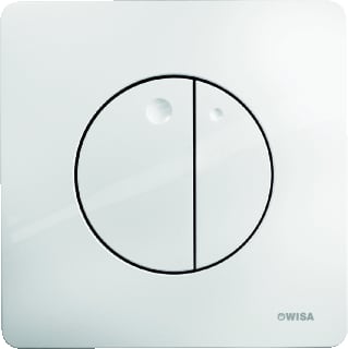 Wisa - Quadro Gaia Bedieningsplaat spoelsysteem Bedpaneel Gaia Df Wit