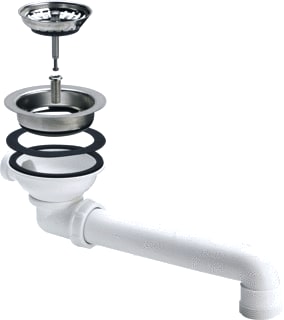 Viega - Multiplex Trio / speciale modellen 713915 Afvoerplug Korfplug Wit