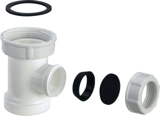 Viega - Afvoerprogramma 713918 Fitting met 3 aansluitingen 678593