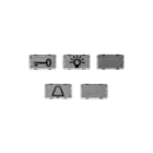 ABB Busch-Jaeger - Basisunit Toebehoren IP44 Indicatiemateriaal schakelmateriaal Lens Rood 2622-12-101 A44