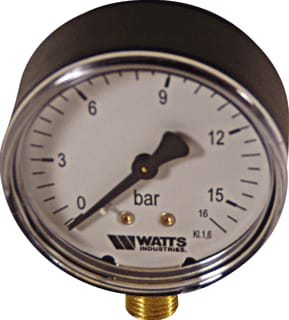 Watts - MR Buisveermanometer Manometr Mr50 0-10Bar 1/4