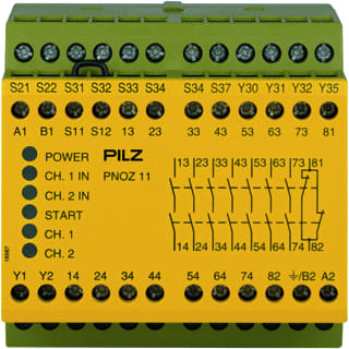Pilz - Relais vr veiligheidsstroomcircuits Pnoz 11 24V 7N/O 1N/C