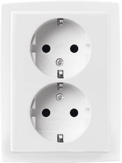 ABB Busch-Jaeger - Future Wandcontactdoos (WCD schakelmat.) wcd ra 2v 20-02eujr-82 fu