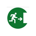Performance in lighting - DROP Pictogram noodverlichting 28 Pict Uitgang Rchts