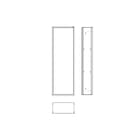 Emco - Asis 300 Toeb./onderd. module sanit.toebeh. Montframe H1584