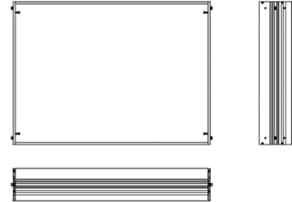 Emco - Prestige Toeb./onderd. module sanit.toebeh. montframe b910