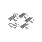 Hera - Plafond-/wandarmatuur 4 l-pad 7,5w ww rvs ir