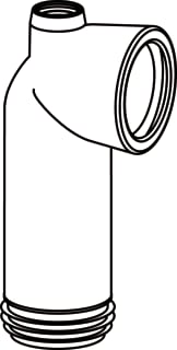 Wisa - 303M Closetaansluitstuk Bocht Nr303M Wit