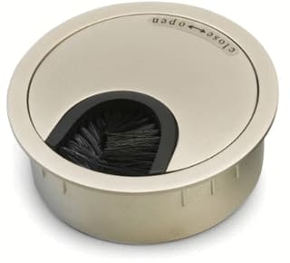OCS - C Kabeldoorvoering voor meubel Bureaudv I 80Mm Nick Matt